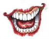 The Joker Smile Hand - Temporary Tattoo